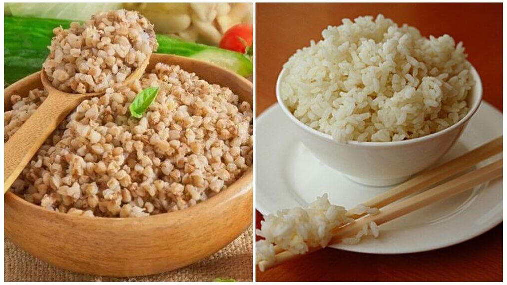 Buckwheat a Reis Diäten fir Giicht